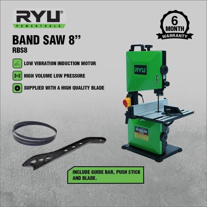 Jual RYU BAND SAW 8 INCH MESIN GERGAJI KAYU UKIR TRIPLEK BANDSAW RBS 8 ...