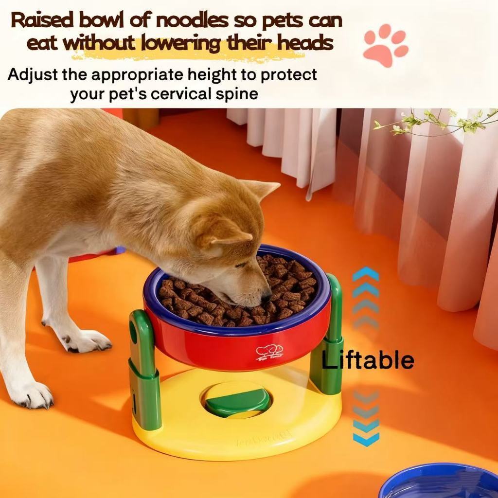 Product image Adjustable High Leg Pet Feeding Bowl Anti-Flip 2