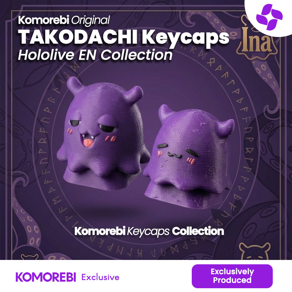 Jual Komorebi Artisan Keycaps Takodachi Ninomae Inanis Hololive EN ...