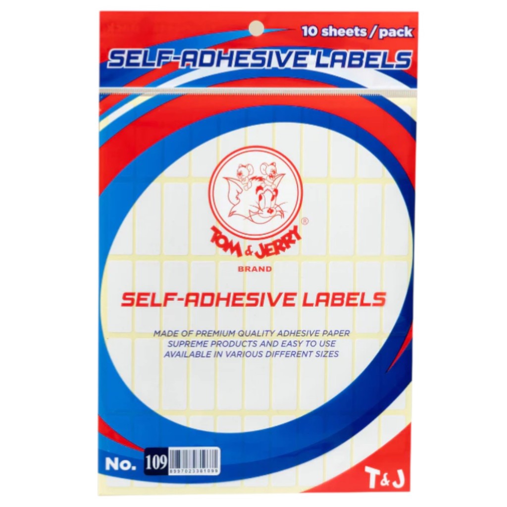 Jual TOM & JERRY No.99 Stiker Sticker Label HVS 5 x 34 mm isi 1160 ...