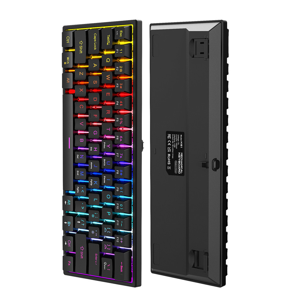 Jual K61 Mechanical Keyboard Mini Wired Keyboard RGB Backlit Mini ...