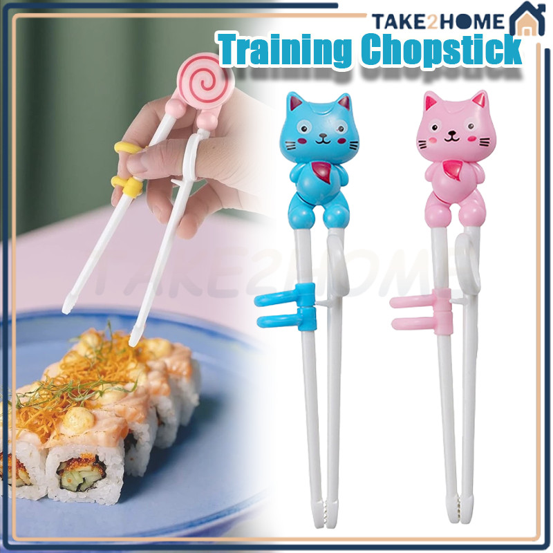 Jual Sumpit Anak Karakter Lucu Sumpit Belajar Makan/Sumpit Latihan Bayi ...