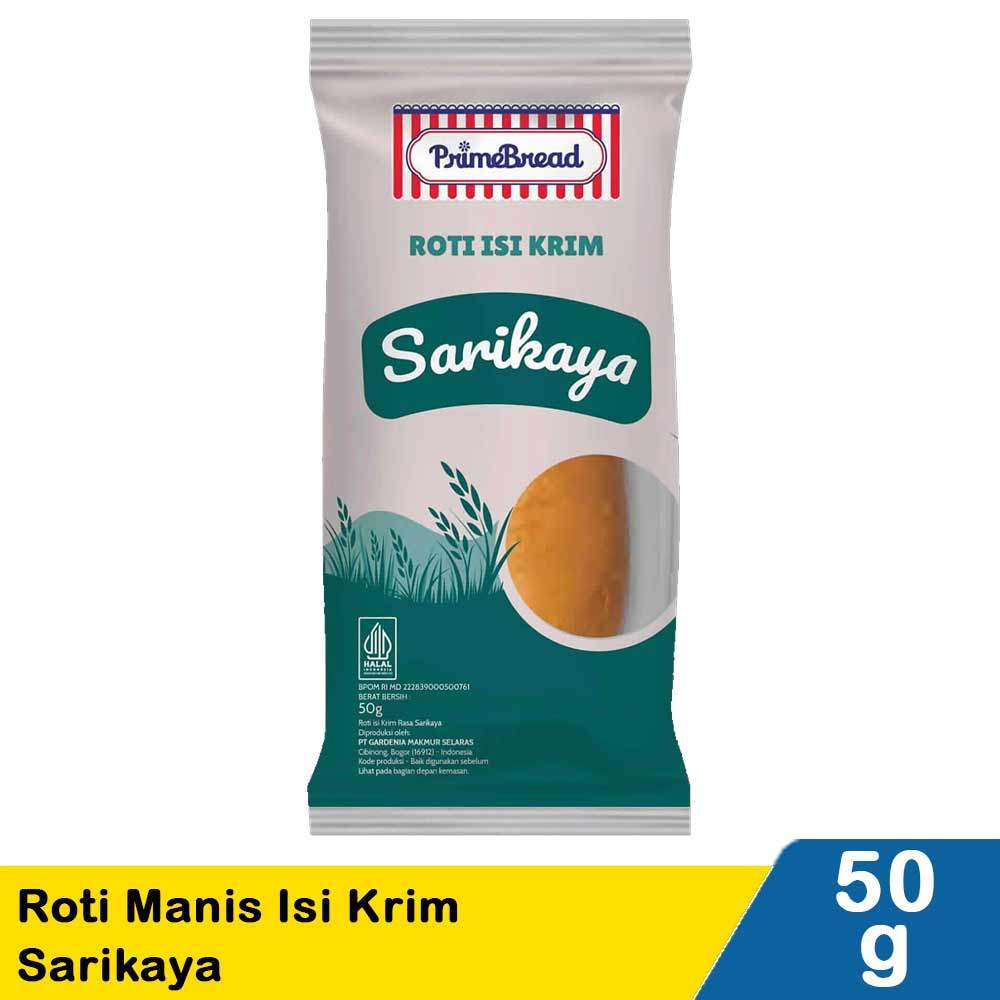 Jual PRIME BREAD ROTI MANIS ISI KRIM SARIKAYA | Shopee Indonesia