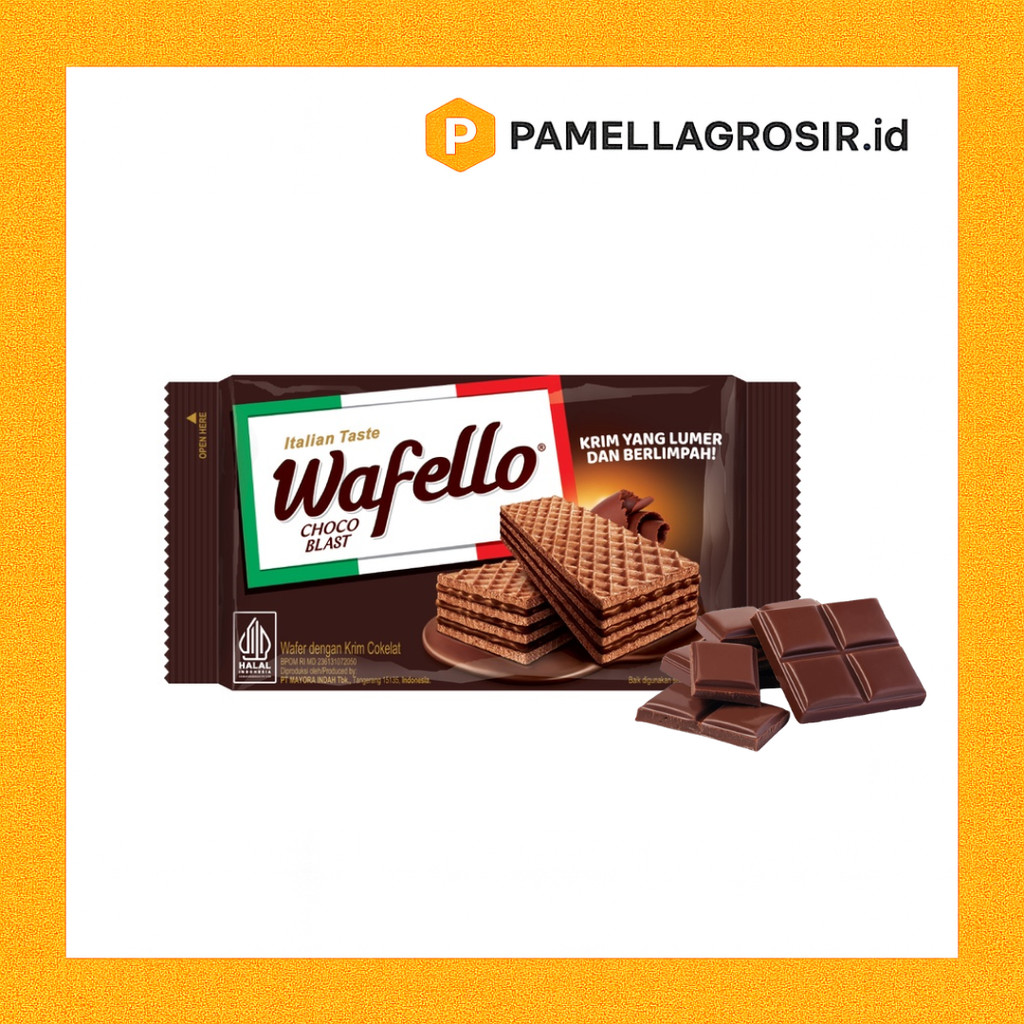 Jual ROMA WAFELLO CHOCO BLAST WAFER 37,5 GRAM | Shopee Indonesia