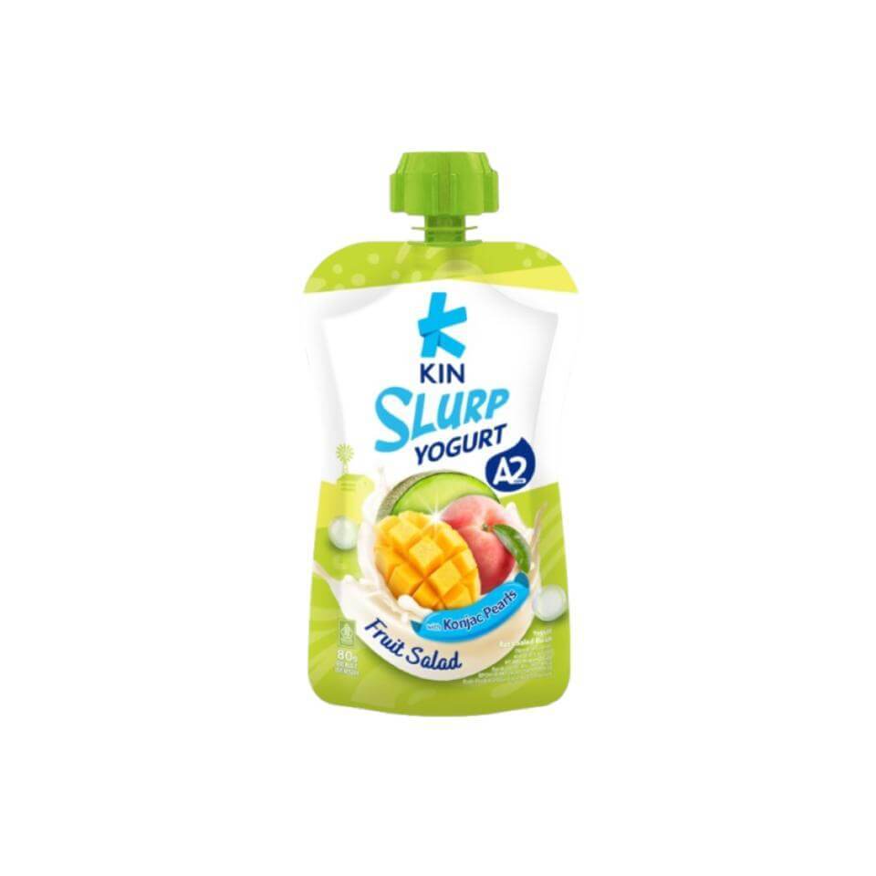 Jual KIN Yoghurt Slurp Fruit Salad 80 gr | Shopee Indonesia
