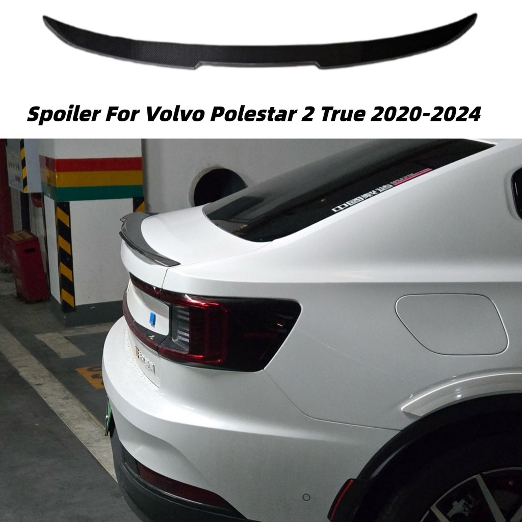 Jual For Volvo Polestar 2 True 2020-2024 Real Carbon Fibe Rear Trunk ...