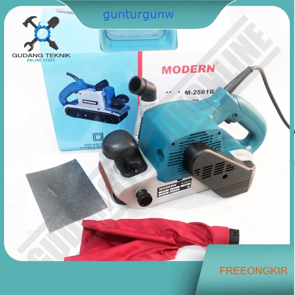 Jual Mesin Amplas Tank Belt Sander MODERN M2561B / Mesin Amplas Tank ...