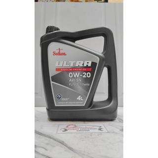 Oli Mesin Mobil Bensin Seiken Ultra 0W-20 SN Full Synthetic 4 Liter
