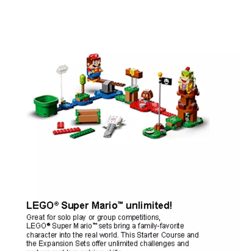 Mario Adventures Harga Lego Mario Mario Starter Pack Prezzo Lego