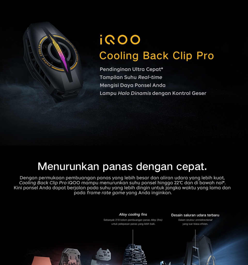 iQOO Cooling Back Clip Pro