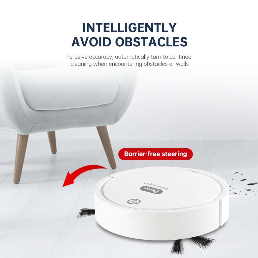 Jual Perfin PFRBVC02 Robot Vacum/Auto Smart Robot Vacuum Vakum Vacuum ...