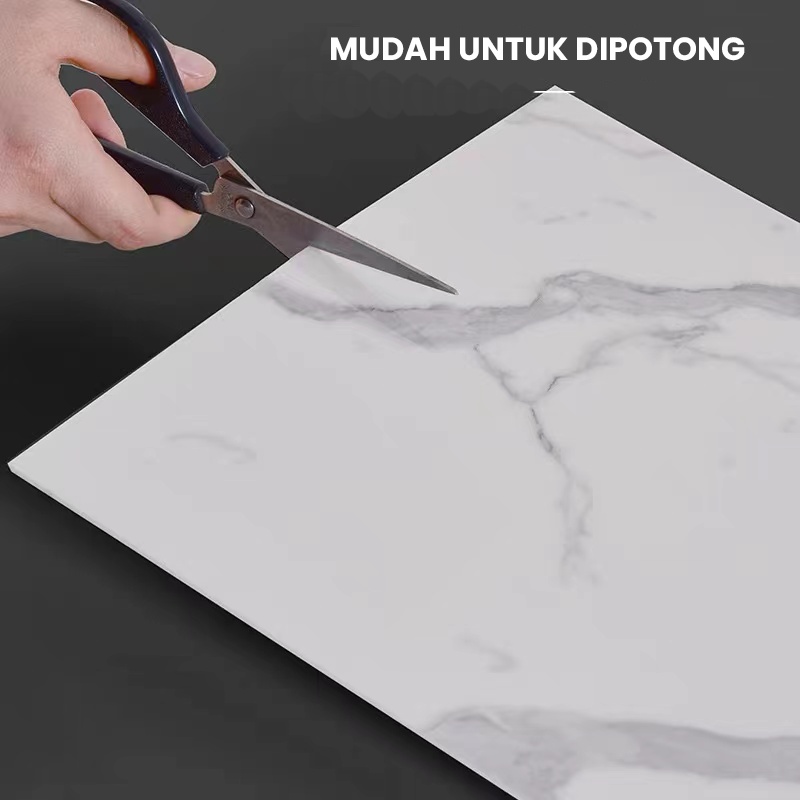 Jual Paus Biru - Wallpaper Dinding Vinyl Marble 30 X 60 Cm 0,3cm ...