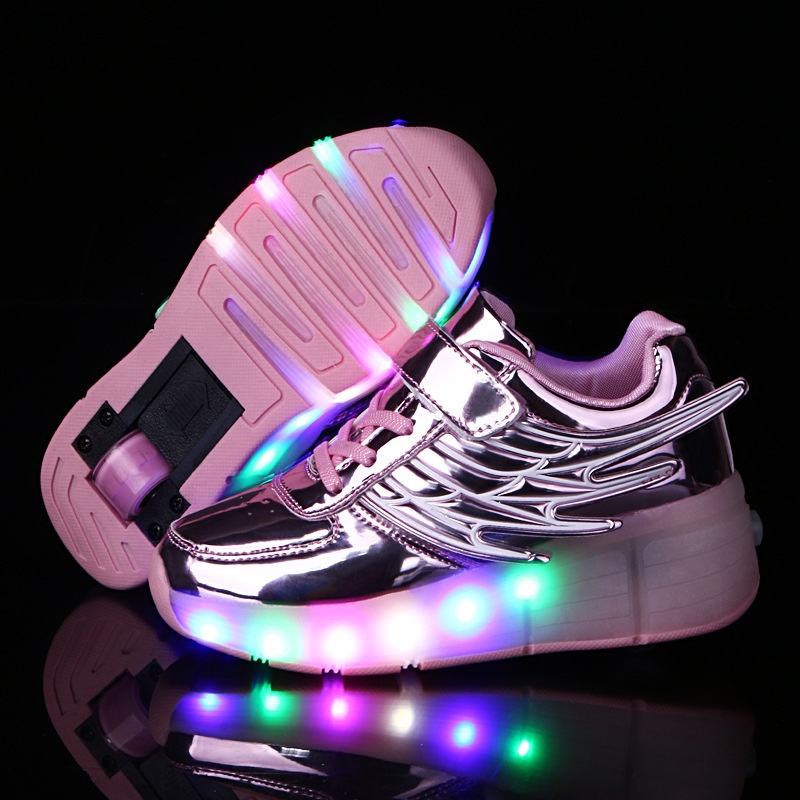 Jual Sepatu Roda Multifungsi Bongkar Pasang Pakai Tombol LED 10 Varian ...