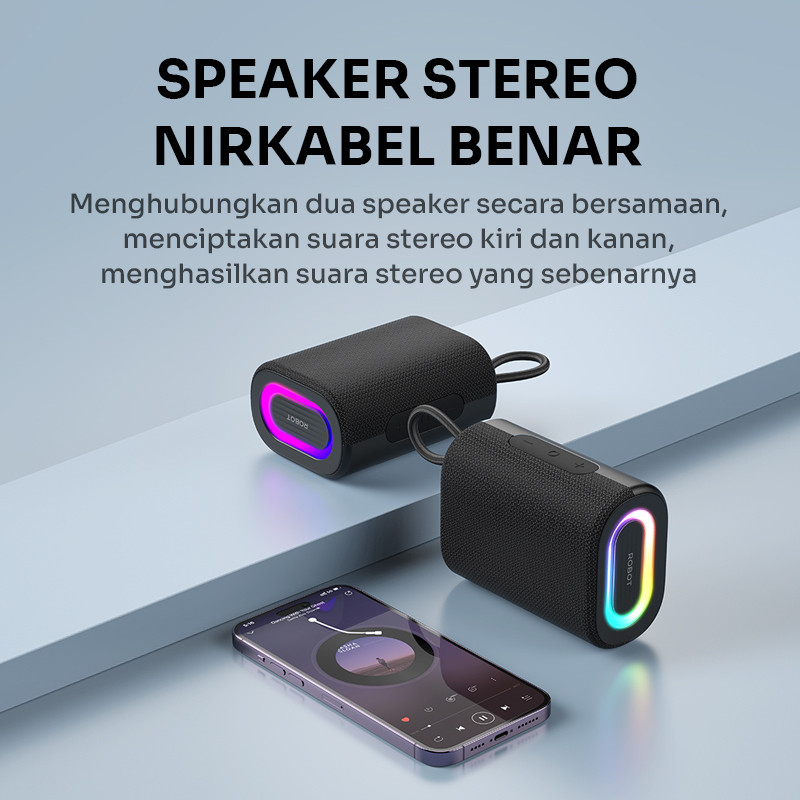 Jual ROBOT Speaker Portable Bluetooth 5.4 5W Powerful Bass Anti Air ...