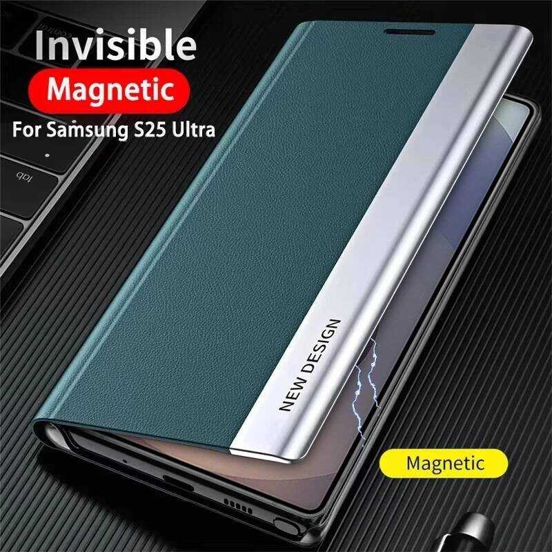 Jual Flip Casing Kulit Untuk Samsung Galaxy S25 S22 S20 S23 S21 S24 FE ...