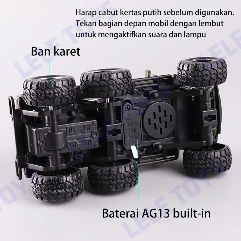 Jual Leletoys 6 Roda/8 Roda Kendaraan Lapis Baja Mobil Model Hummer ...