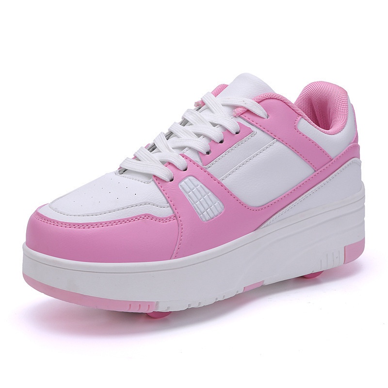 Heelys Roller Shoes Sepatu Rage anak Roller Skating Shoes Girl Student'  Invisible Skating Shoes Double Wheel Shoes with Wheel s Rage Shoes