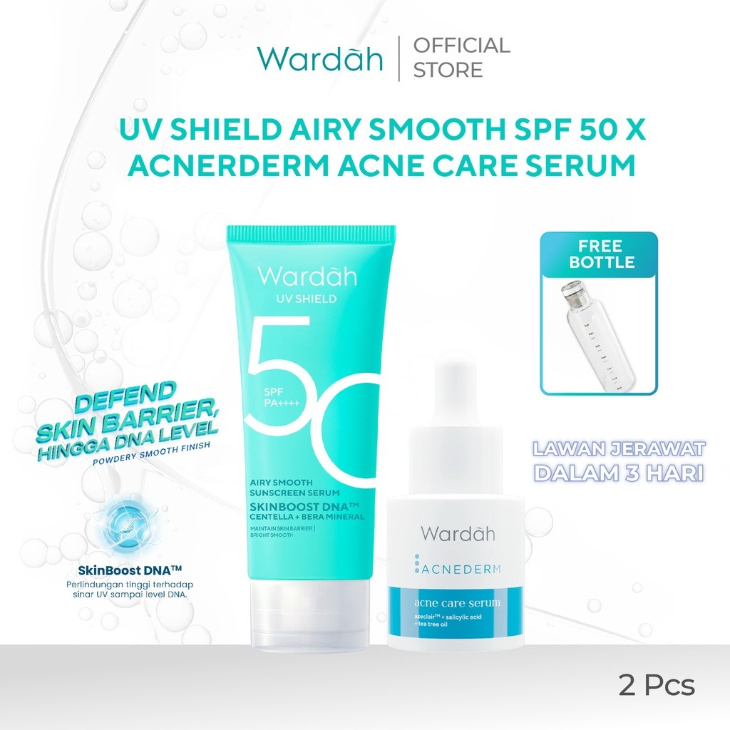Paket UV Shield Airy Smooth Suncreen Serum X Serum (2 pcs)