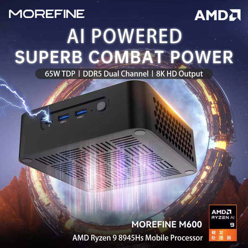 Jual MOREFINE Mini Pc gamer CPU Ryzen 9 8945HS AMD R7 8845HS R5-8645HS ...