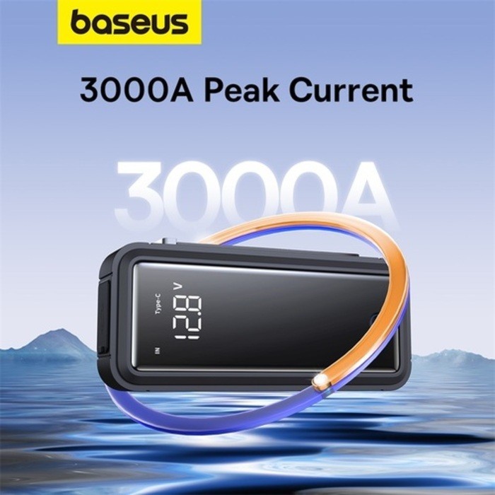 Jual Baseus Super Capacitor Jump Starter 3000A Booster Charger Battery ...