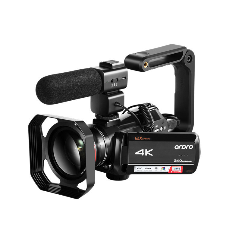 Jual Live Streaming Camera 4K Camcorder Professional, Ordro AC5
