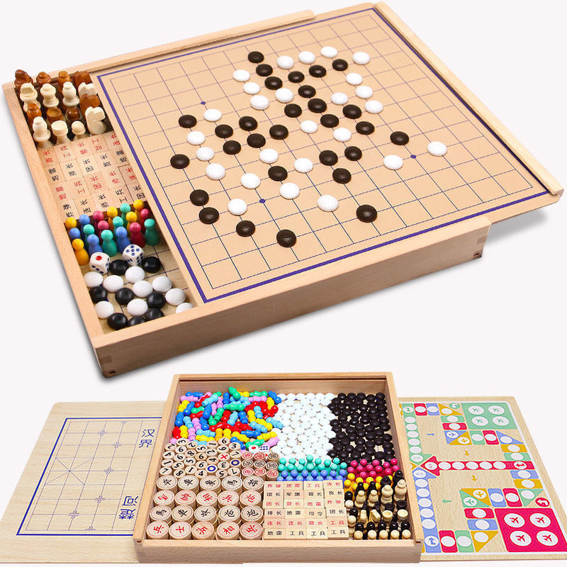 Jual Mainan Kekinian Checkers, Flying Jumps Five Pieces Chess, Two in ...