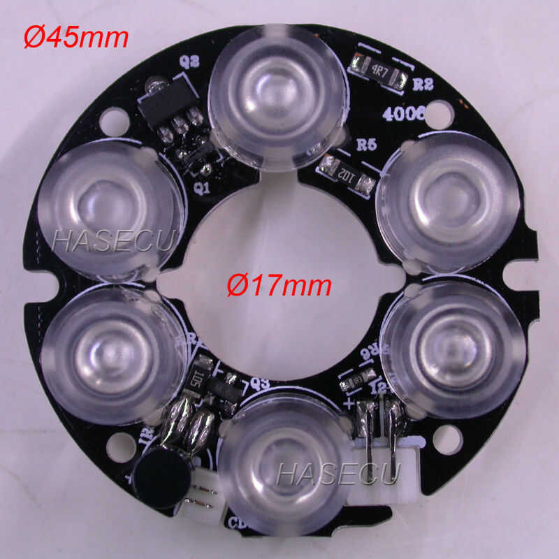 Jual Modul papan LED IR tipe rata inframerah 6x untuk kamera CCTV ...