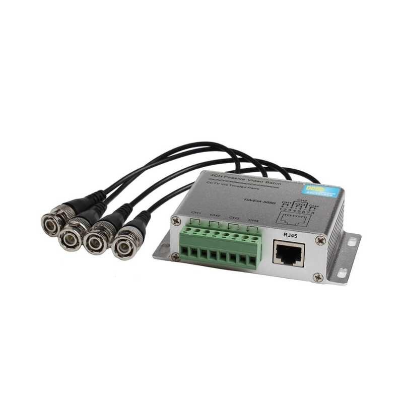 Jual Besder Cvi Tvi Ahd 4ch Passive Video Balun Cctv Via Twisted Pairs With Male Connector To 3287