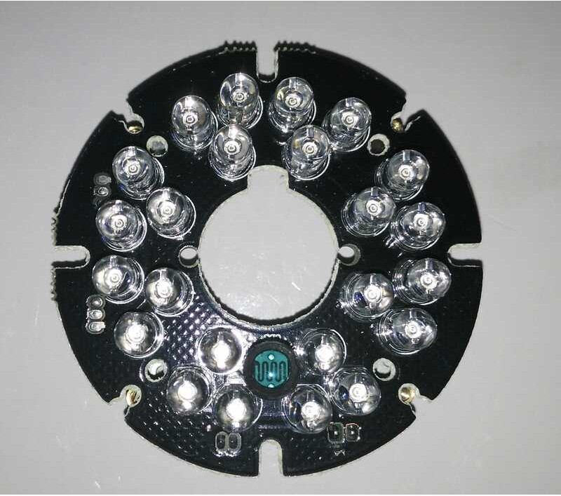 Jual Disk Infrared 24 F5 IR LED board untuk kamera CCTV penglihatan ...