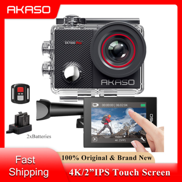 Jual AKASO Action EK7000 Pro 4K30 Touch Screen 40m Waterproof Sports ...
