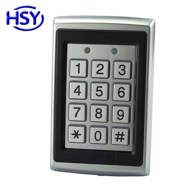 Jual HSY 7612 Case Metal Standalone Keypad Reader RFID 125Khz Proximity ...