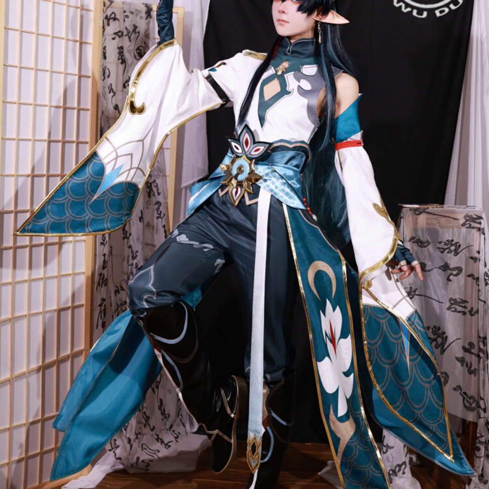 Jual Wudu Xingqiu Railway Danheng Drink Yuejun cosplay Dragon King ...