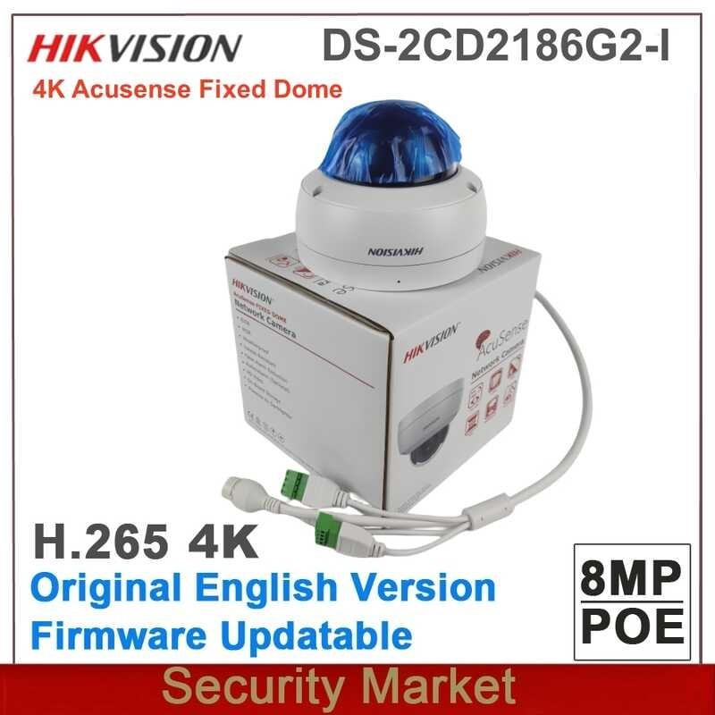Caméra Hikvision 4K 8Mp POE - DS-2CD2186G2-I - Dôme Occasion