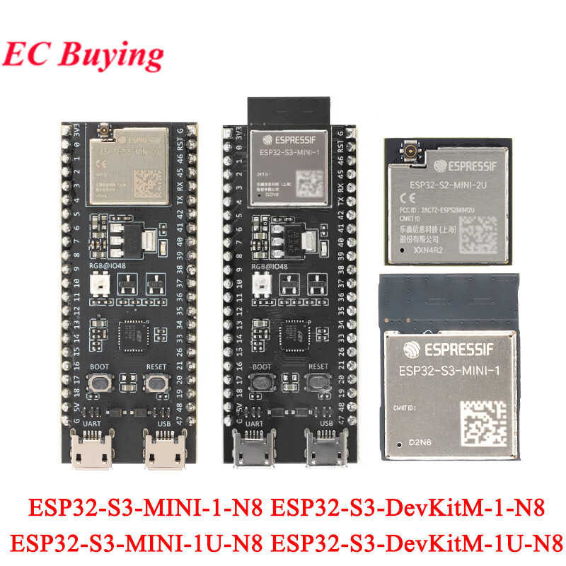 Jual S3-DevKitM-1U-N8 Pembangunan ESP32-S3-DevKitM-1 Board ESP32-S3 ...