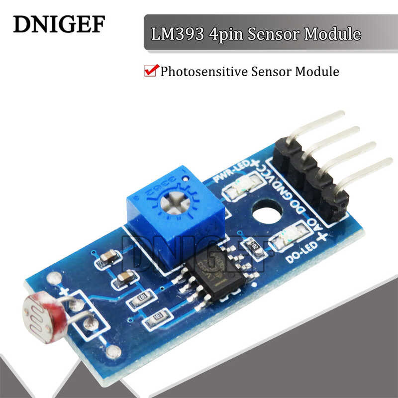 Jual 4pin DNIGEF LM393 Optical Sensitive Resistance Light Detection ...