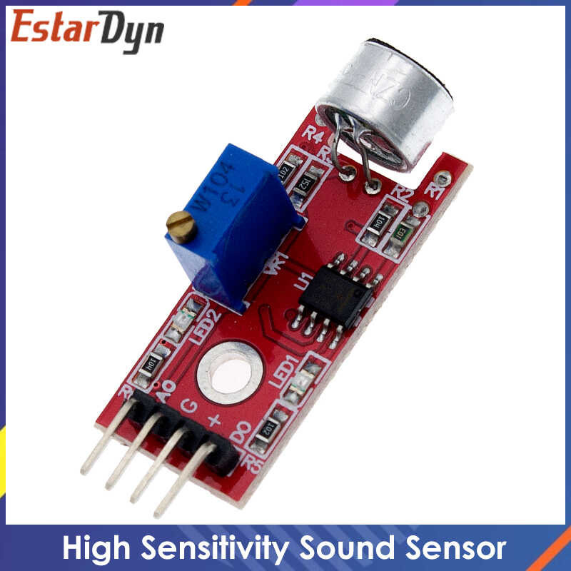 Jual Sensitivity Tinggi KY-037 Sound Microphone Sensor Detection Module ...