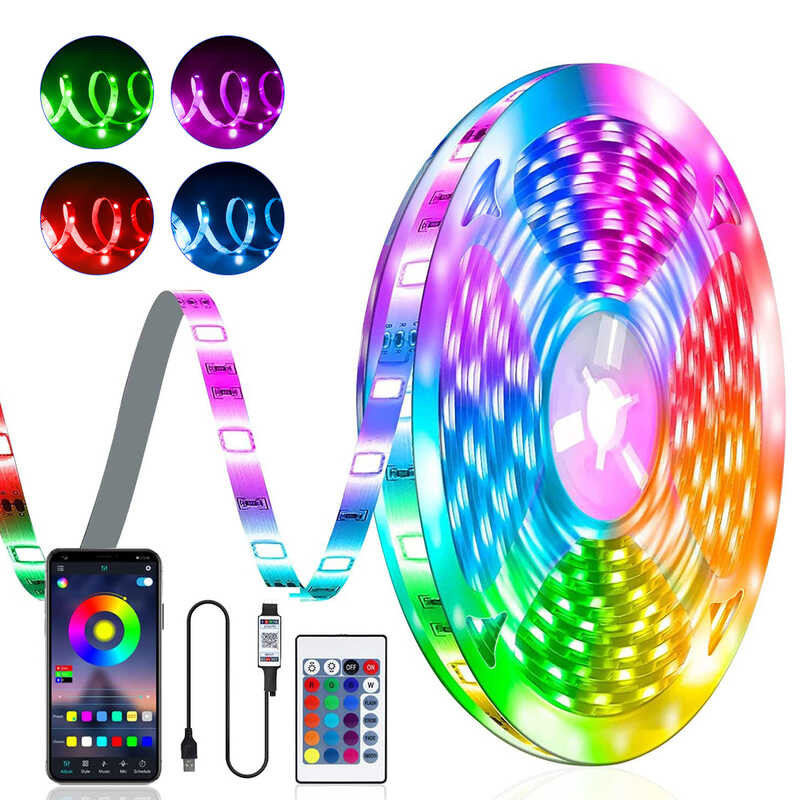 Jual LED Lights RGB 5050, 5V 1M-30M,16 juta warna, RGB, Led Strip ...