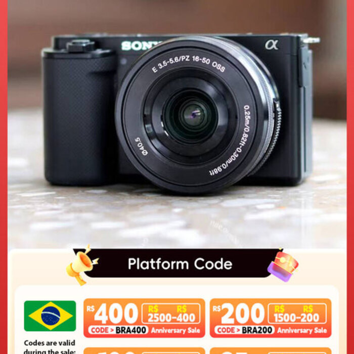 Jual SONY Alpha ZVE10 APSC EMount Mirrorless Digital With 16 