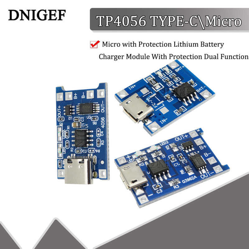 Jual TYPE-C\Micro DNIGEF TP4056 tidak dilindungi\Micro Lithium Battery ...