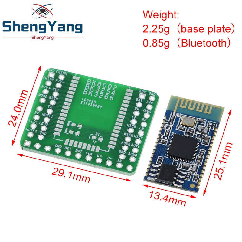 Jual Stereo TZT Audio Module Transmission BK8000L expansion board AT ...