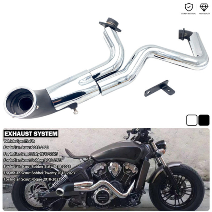 Jual Motor 2-into-1 Exhaust Full System Muffler 2 In 1 Silencer DB ...