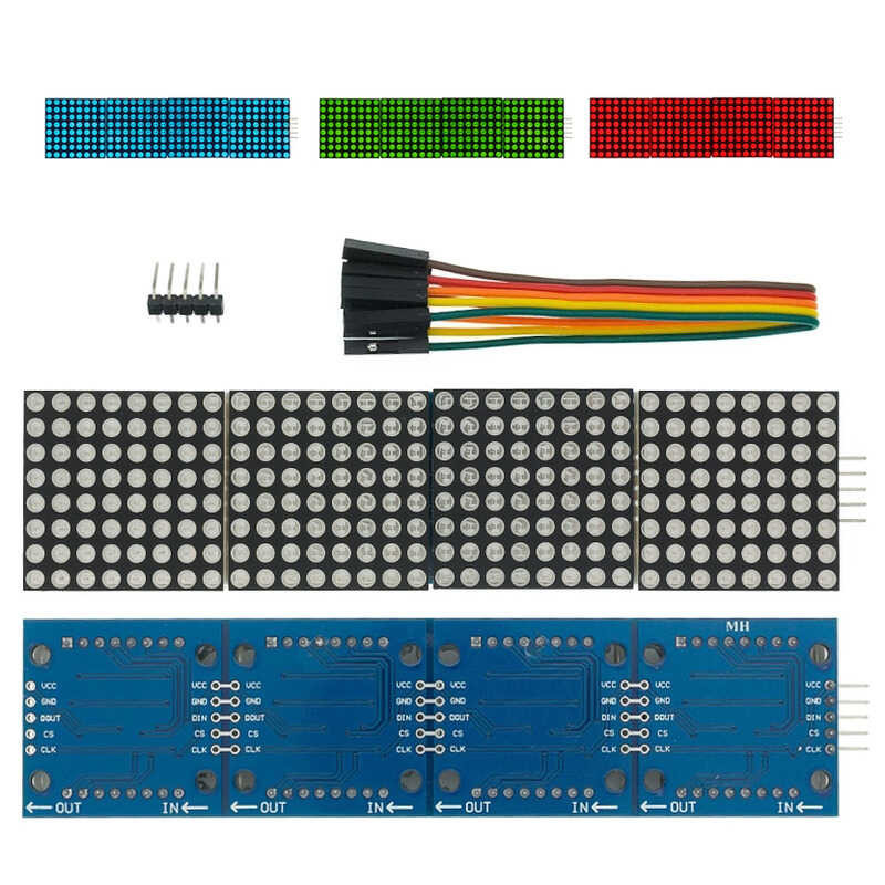 Jual Matriks Dot MAX7219 Modul Microcontroller Dalam Satu Tampilan ...