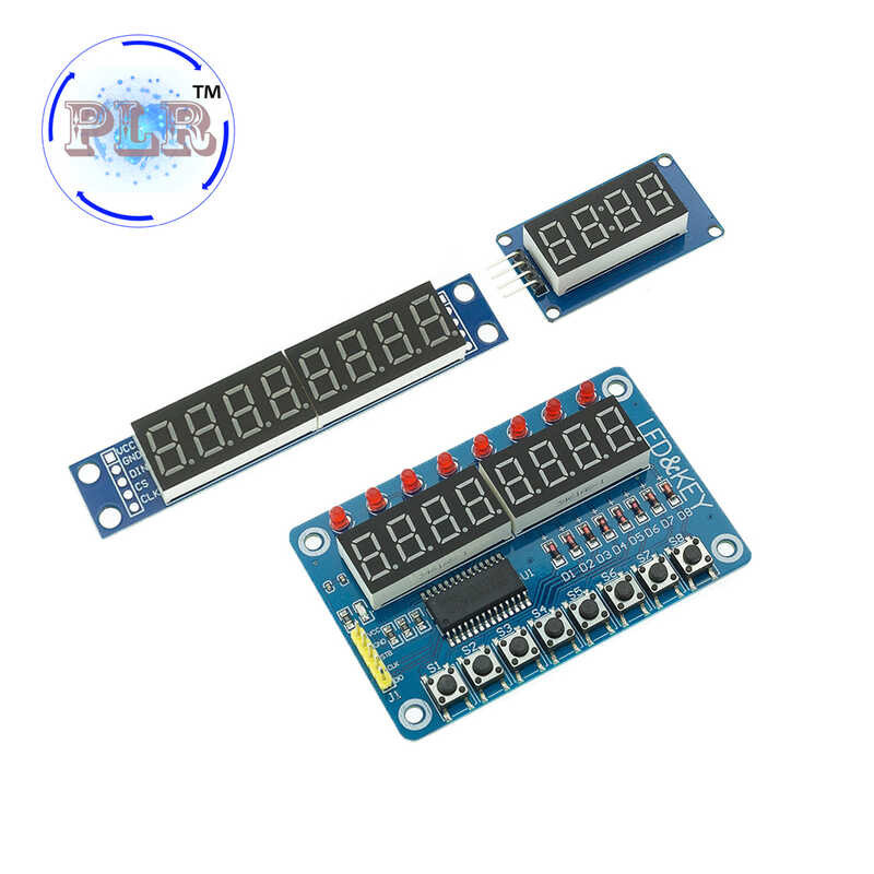 Jual 4 Bit/TM1638/MAX7219 TM1637 8 bit Digital LED Display Module 7 ...