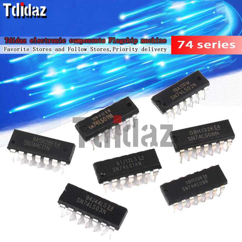 Jual 74LS02 10pcs 74LS00 74LS04 74LS08 74LS10 74LS14 74LS20 74LS21 ...