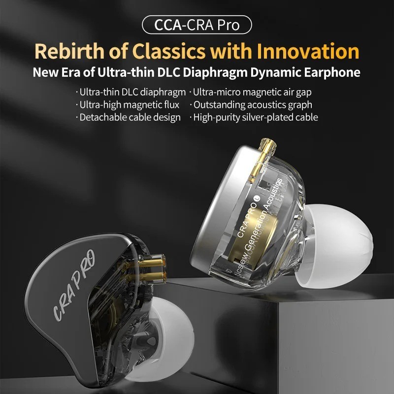 Jual CCA CRA Pro with Mic In-Ear Monitor Earphone In Ear HIFI Earbuds ...