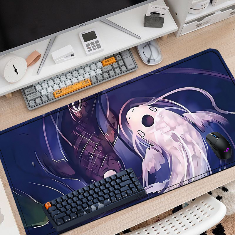 Jual Ink painting style gaming anti slicp mouse pad karet besar ...