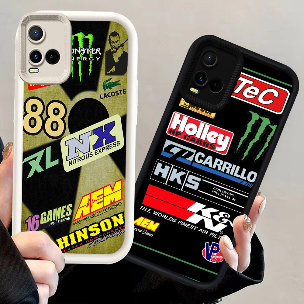 Jual N99 MoteC Silikon hitam putih Casing untuk VIVO Y33s Y21 V20 Y21t ...