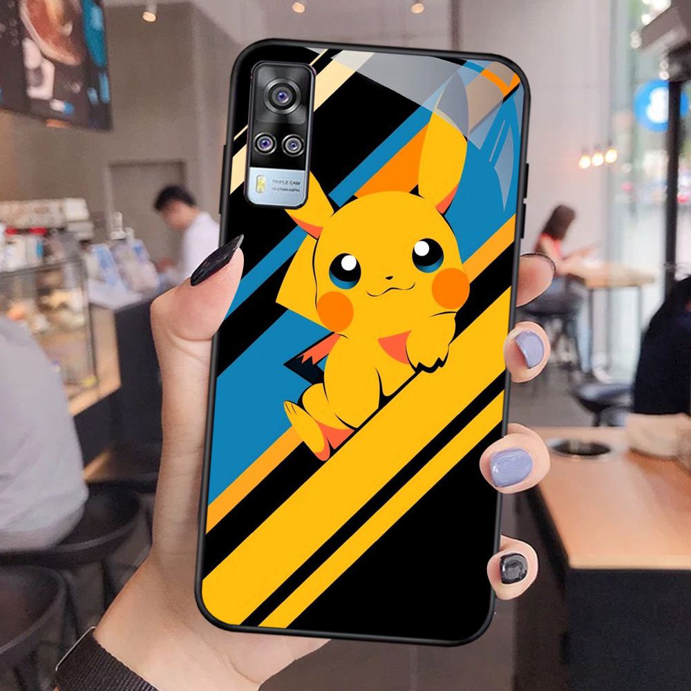 Jual Nc 66 Pikachu Kaca Glass Case Untuk Vivo Y51 V21e Y31 Y52 V21s V21 