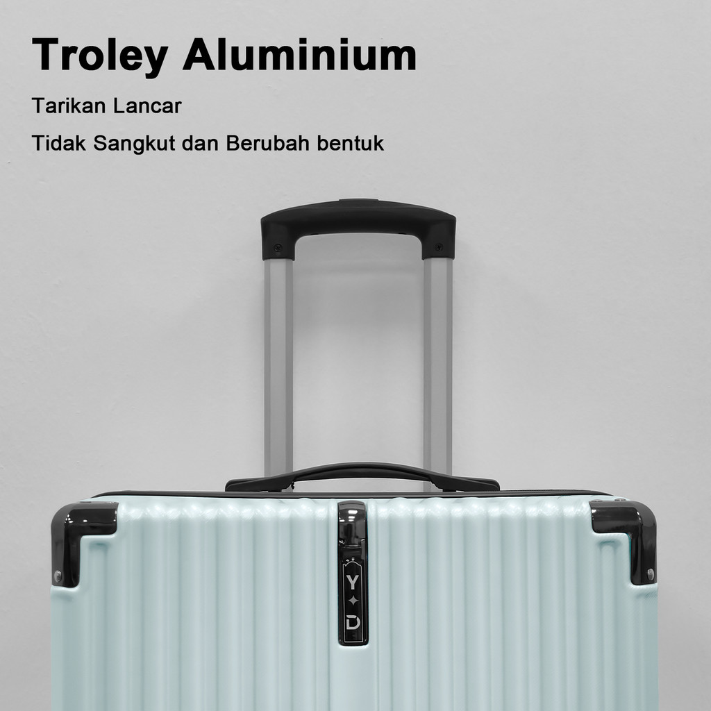 Jual YD Bagasi & Koper Kabin 20 inch 24 inch 26 inch ZIPPER PIN LOCK ...