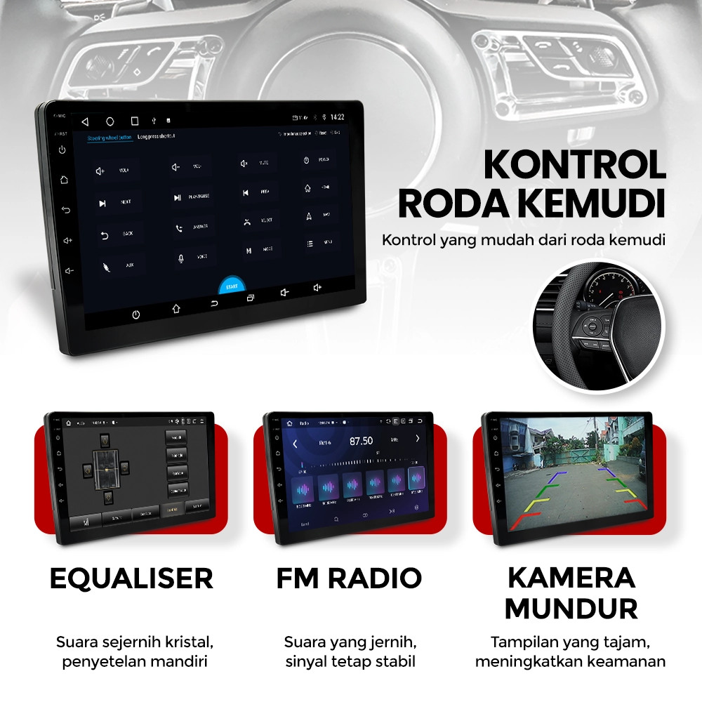 Jual Mobile Tech Head Unit Mobil Android 13 RAM 6+128GB Support AVM ...